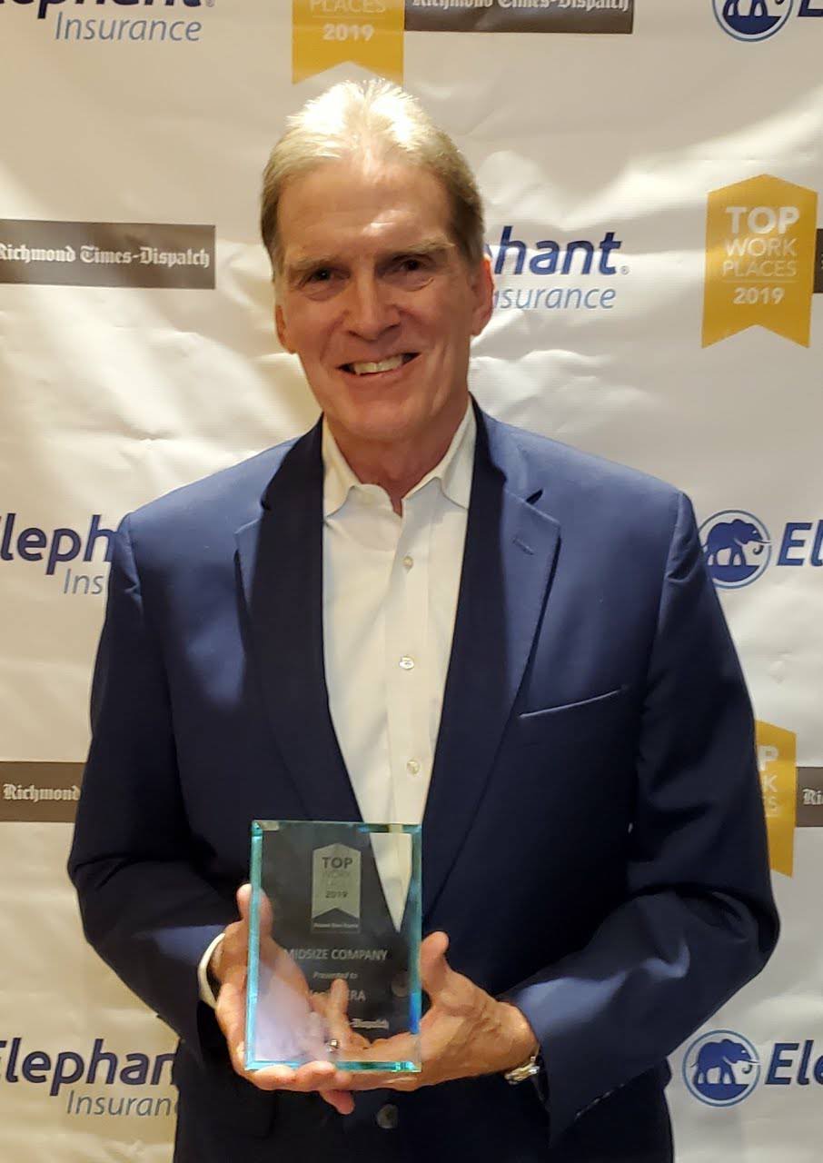 Jim Napier at Top Workplace Awards 2019